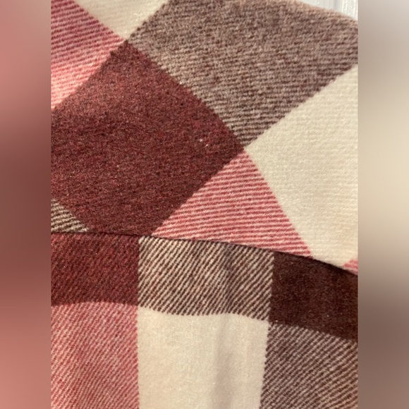 bundle of 2 checkered pattern shacket (pink and red) - Picture 11 of 12